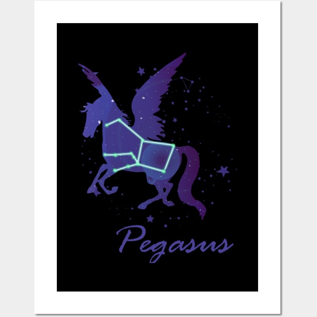 Pegasus Constellation Wall Art by TheUnknown93